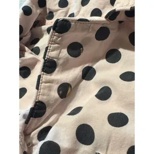 Victoria's Secret Pink Black Polka‎ Dot Pajama Shirt Top M M thumbnail 5
