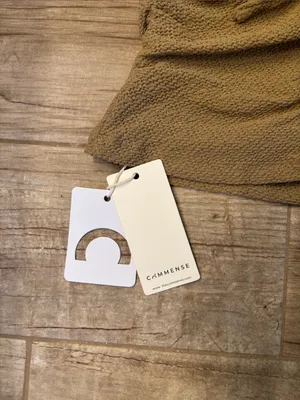 Commense Casual Sleeveless Tie-Front Tank Top — Olive Brown- NWT thumbnail 2