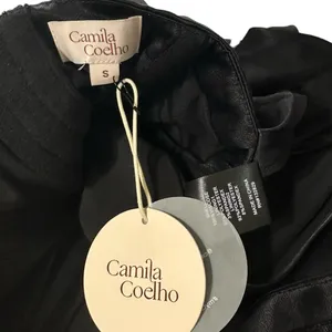 CAMILA COELHO Charlie Mini Dress, Black, Small thumbnail 12