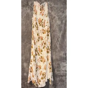 Reformation Senna sleeveless maxi dress in the "Bella" floral pattern size 18 thumbnail 3