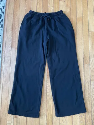 Old Navy Black Drawstring Lounge Pants - Comfortable Everyday Fit thumbnail 1