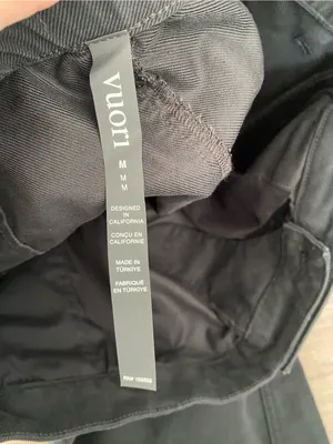 Vuori Telluride Twill Pants size medium Washed Black Dark Charcoal Gray thumbnail 9