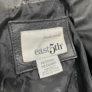 East 5th Genuine Leather Blazer‎ Jacket Black Women's Medium thumbnail 2