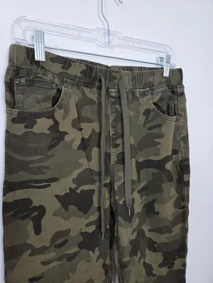 Monkey Ride Jeans Camouflage Jogger Pants High Waist Casual Size 9/29 28" Waist thumbnail 3