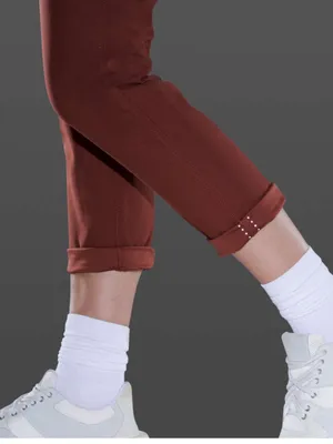 Lululemon City Sleek 5 Pocket 7/8 Pant Dark Terracotta Size 0 thumbnail 2