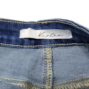 Kancan Skirt Size 25 / 3 W27"in Waist Denim Skirt Jean Skirt Mini Skirt Stretch Blue Denim Skirt thumbnail 5