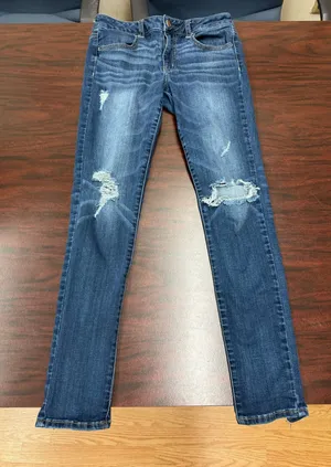 American Eagle Super Super Stretch AEO Denim X Cafè Jegging Jeans Size 6 thumbnail 1