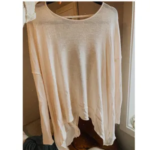 Free people Cream oversized Knotted Cardigan thumbnail 2