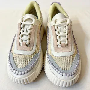 Dolce Vita Women’s Dolen Multi Pastel Stripe Knit Platform Sneakers Size 8 thumbnail 4
