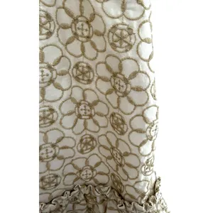 Anthropologie Maeve Smocked Tunic Floral‎ Embroidered Mini Dress Ivory Size XXS thumbnail 15