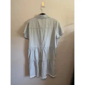 Show Me Your Mumu Birmingham Jean Dress Button Down Size Large 100% Cotton thumbnail 11
