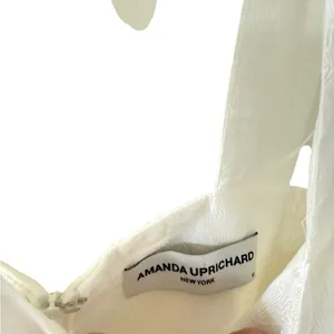 Amanda Uprichard Mitzi Tiered Midi Dress in White thumbnail 5