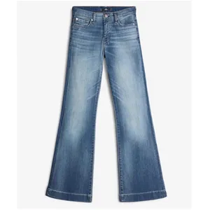 NWT 7 For All Mankind Tailorless Dojo Wide Leg‎ Trouser Jeans Mid Rise 28 thumbnail 5