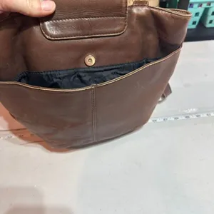 Vintage Hobo International‎ Leather Purse Bucket crossbody Bag Brown Size Small thumbnail 12