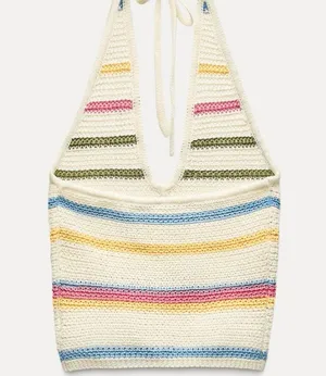 ZARA Crochet Halter Top thumbnail 9