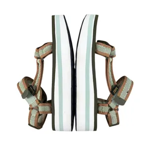 TEVA Platform Universal Mesh Sandals Women 9 Green Breezy Outdoor Resort boho thumbnail 8