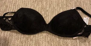 Victoria secret black bra thumbnail 1