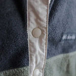 Columbia Benton Springs Snap Fleece Pullover Womens XS‎ Grey Green AL1302 thumbnail 5