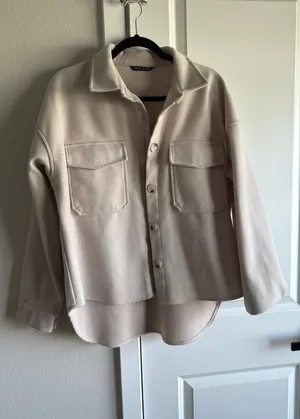 Shein Tan Jacket Teddy thumbnail 1