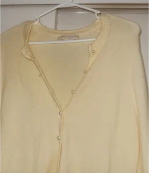 Abercrombie Butter Yellow Merino-Wool Blend Sweater thumbnail 2