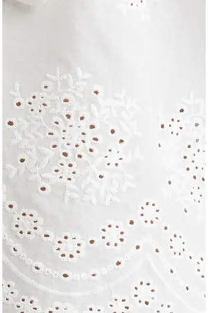 WAYF Eyelet Crop Top thumbnail 5