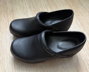 Croft & Barrow Sole Sense Ability Black Clogs Nurse Shoes Work Women Size 7 thumbnail 1