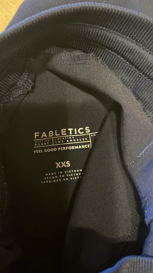 Fabletics tablets navy scrub joggers thumbnail 5