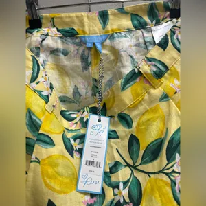 Draper James Lemon Print High Waist Shorts thumbnail 2
