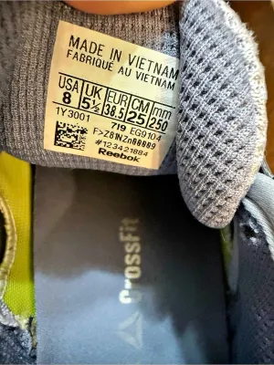 Reebok CrossFit Grace TR Women’s Size 8 Washed Indigo Gray Training Shoes EG9104 thumbnail 6