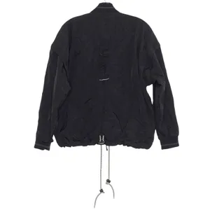 Gymshark Womens Jacket Retake Woven Full Zip Sleeves Oversize Black Size XS FM thumbnail 3