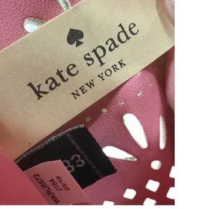 Kate Spade Leather Hayes Perf Tote Bag Bright White‎ / Bright Carnation Pink thumbnail 2
