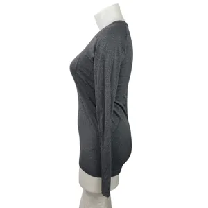 Lululemon Swiftly Tech Gray Long Sleeves Thumbholes Athletic Tee T-shirt Top 10 thumbnail 2