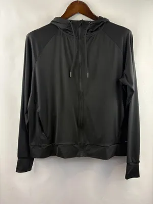 Women’s Mondetta Large Black Athletic Zip-Up Hoodie thumbnail 1