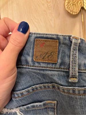 American Eagle Outfitters Light Blue Distressed Jeans thumbnail 3