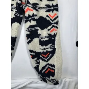 Free People Movement Printed Hit The Slopes Salopette Black Fairisle Combo Sz XS thumbnail 4