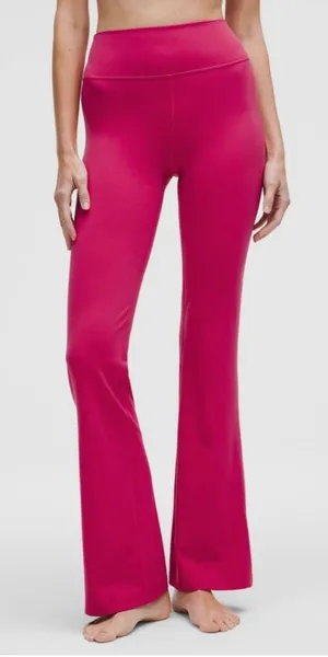 Lululemon Groove Nulu High-Rise Flared Pant *Regular SOLD OUT Color Raspberry thumbnail 1