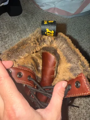 Cherry Fleece Lined Dr. Martens thumbnail 3