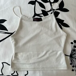Candy Crush White Cropped Camisole thumbnail 4