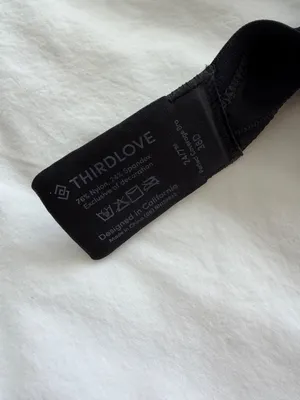 THIRDLOVE 24/7 Classic Perfect Coverage Bra in Black - 38D - LIKE NEW thumbnail 6