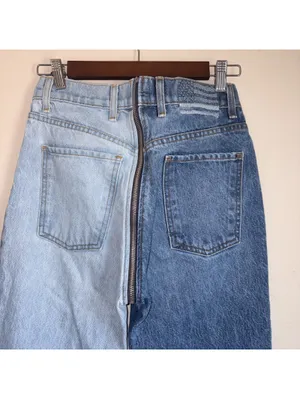 Revice Yin Yang Two-Tone Zipper Jeans - Size 27 thumbnail 7