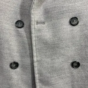 Free People S Oversized‎ Double Breasted Knit Blazer Jacket Gray Minimal Winter thumbnail 5