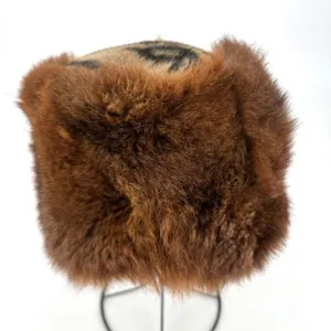 Gertrude Singer Women's Faux Fur Lined‎ Winter Pillbox Hat Brown Tan One Size thumbnail 3