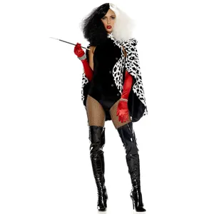 NEW Forplay Devilish Cruella De Vil Sexy Halloween Costume Size Small Medium thumbnail 2