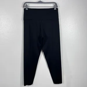 Aerie Crop Leggings High Waisted Stretch Athletic Black‎ Size 06 Running Gym thumbnail 3