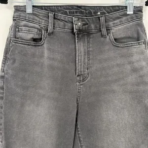 American Eagle Charcoal Gray Super Hi Rise Mom‎ Jeans Size 4 thumbnail 9