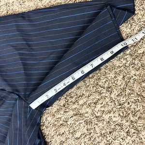 Pinko Navy Blue Pinstripe Bermuda Shorts School Girl Preppy thumbnail 4