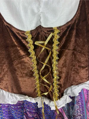 Party City Boho Gypsy Renaissance Faire Costume Cosplay Size M/L thumbnail 9