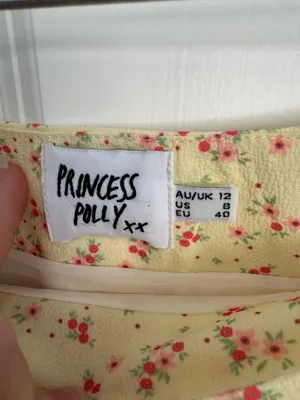 Princess Polly Yellow Floral Skirt and Bra Top Set thumbnail 4
