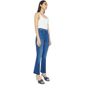 MOTHER The Hustler Flood Fray Jeans Whatever You Want Wash‎ Size 26 thumbnail 3