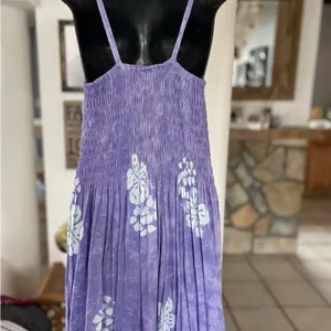 young fashion purple flowy summer dress one size thumbnail 3
